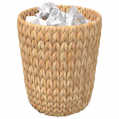 Waste Paper Bins 2 pcs Natural 26 x 26 x 29 cm Water hyacinth