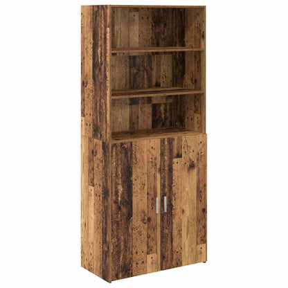 Highboard Old Wood 80 x 42.5 x 185 cm Engineered Wood