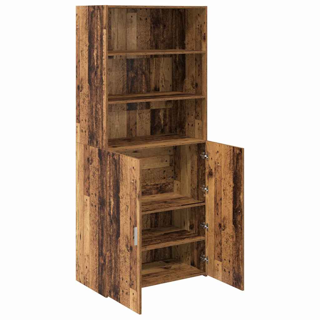 Highboard Old Wood 80 x 42.5 x 185 cm Engineered Wood
