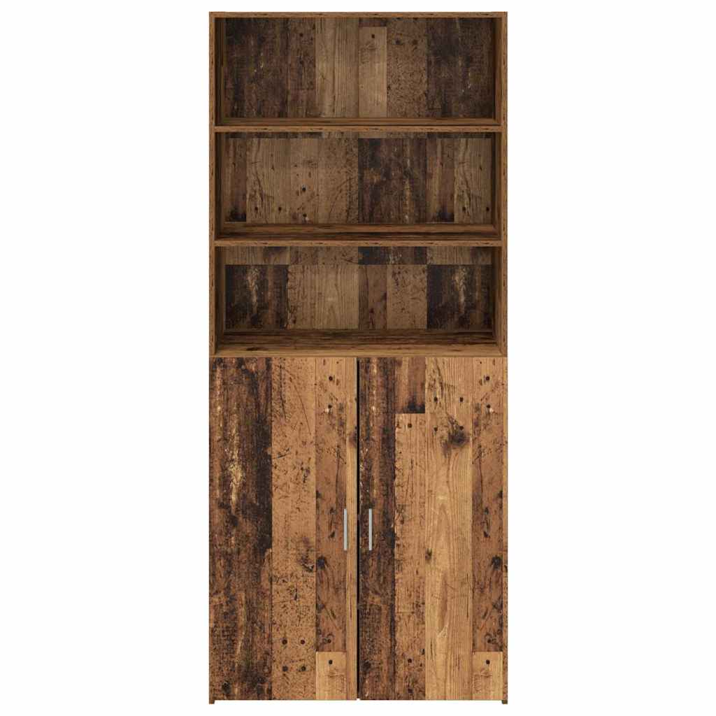 Highboard Old Wood 80 x 42.5 x 185 cm Engineered Wood