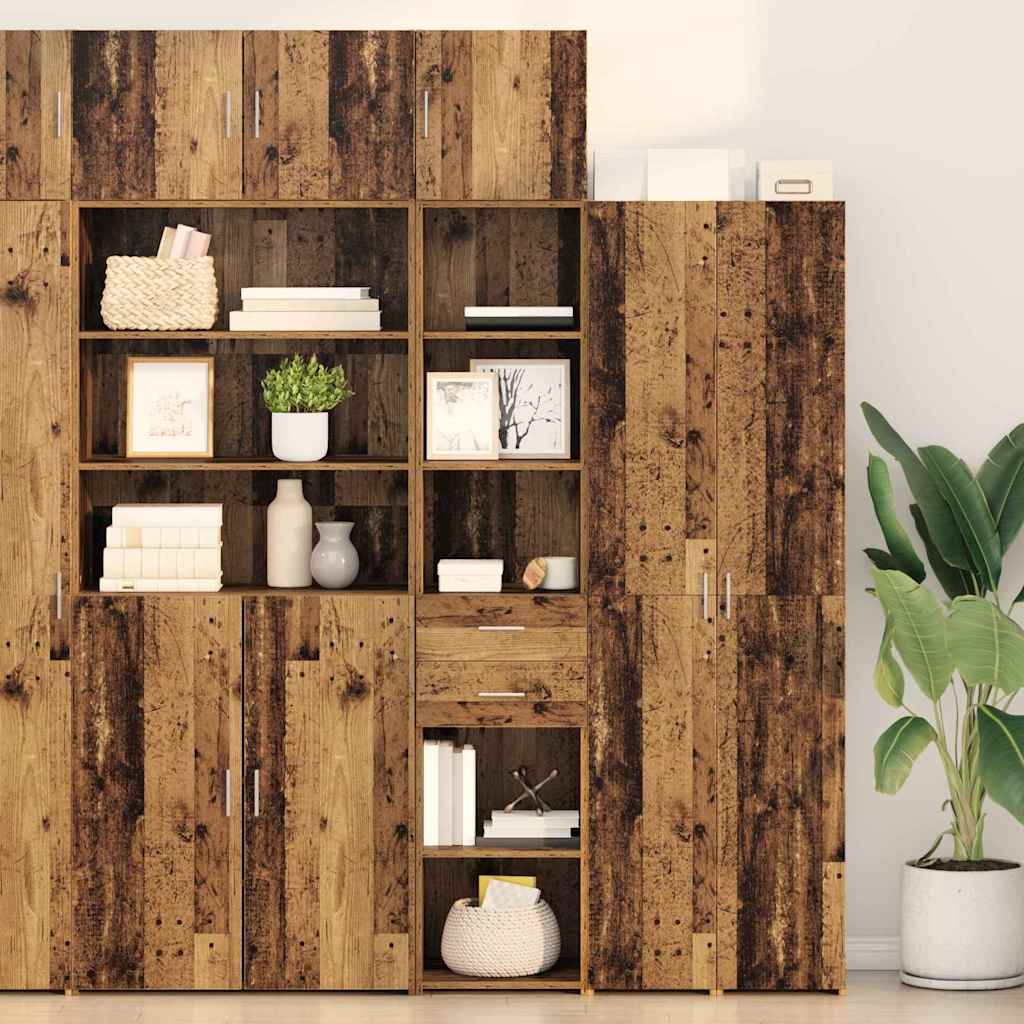 Highboard Old Wood 40 x 42.5 x 185 cm Engineered Wood
