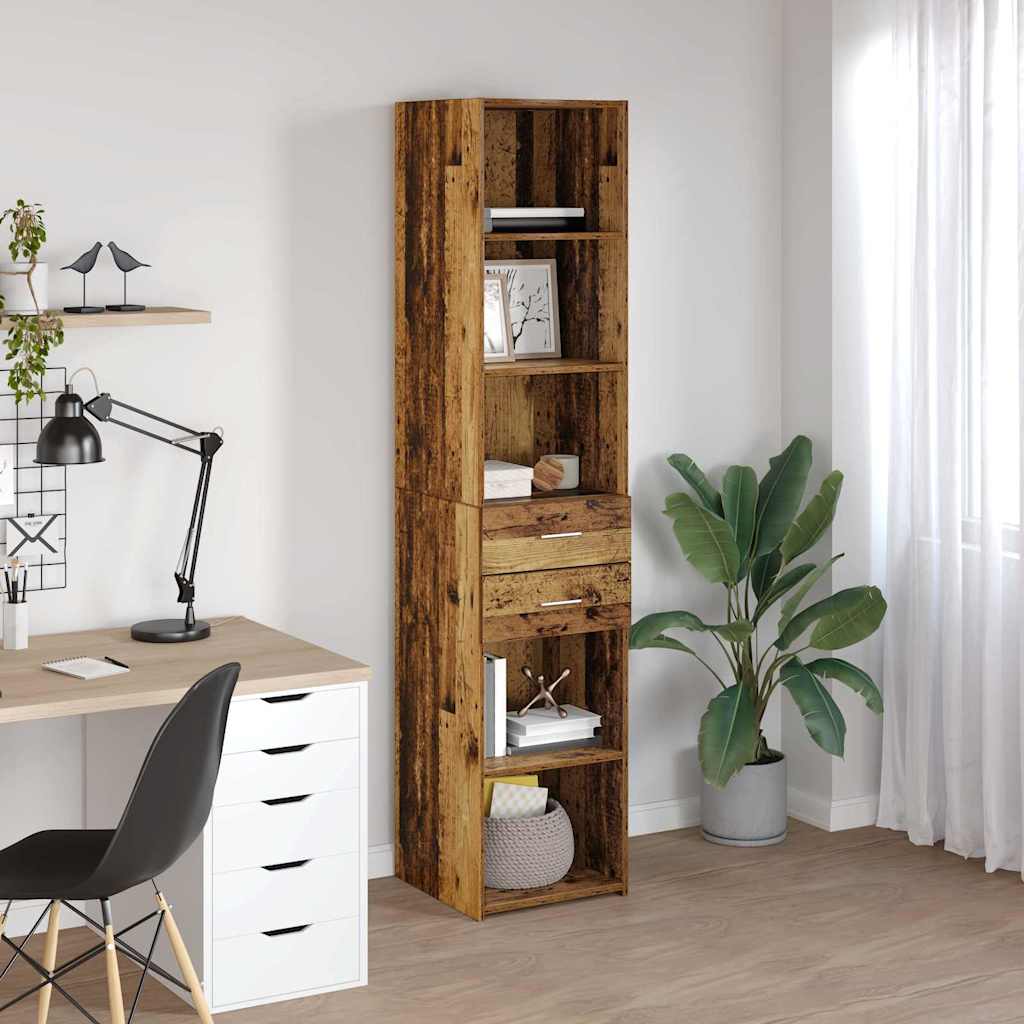 Highboard Old Wood 40 x 42.5 x 185 cm Engineered Wood