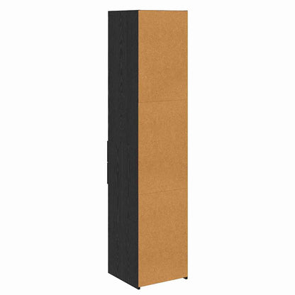 Highboard Black Oak 40 x 42.5 x 185 cm Engineered Wood