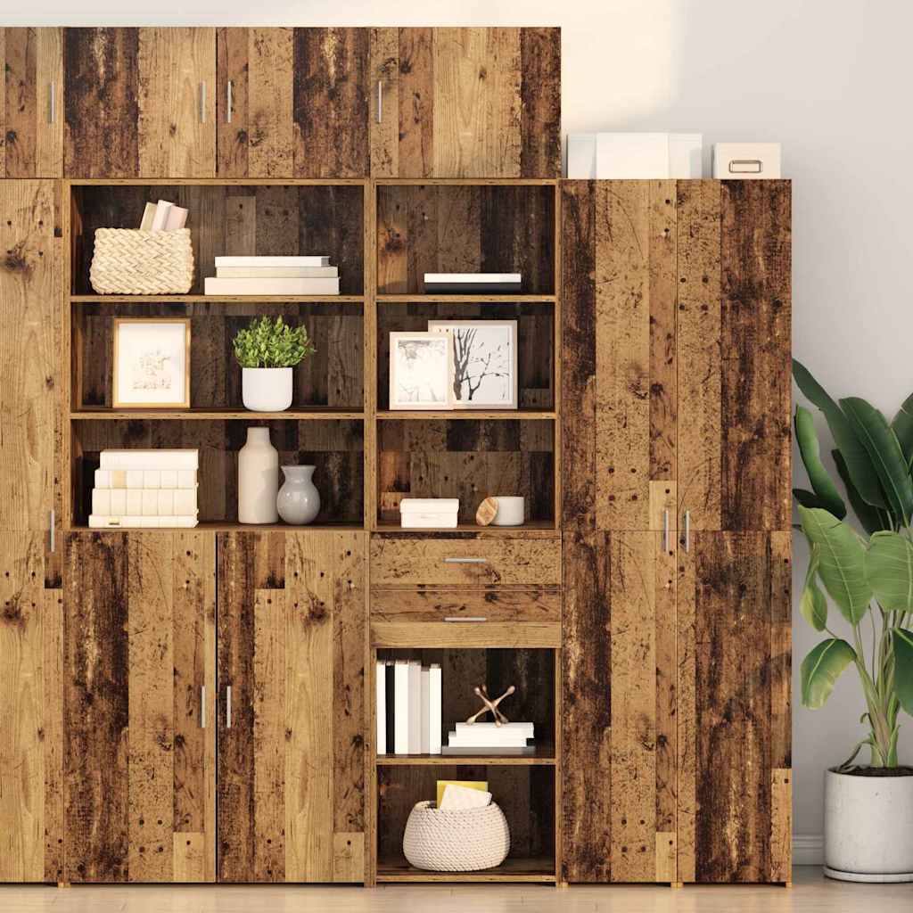 Highboard Old Wood 50 x 42.5 x 185 cm Engineered Wood