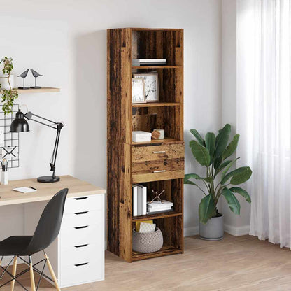 Highboard Old Wood 50 x 42.5 x 185 cm Engineered Wood