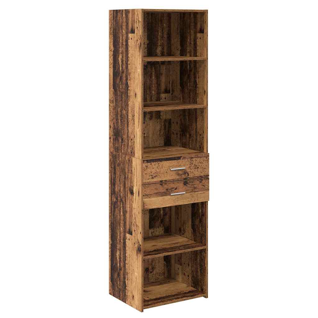 Highboard Old Wood 50 x 42.5 x 185 cm Engineered Wood