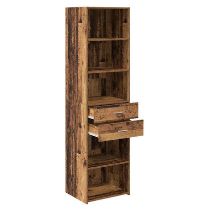 Highboard Old Wood 50 x 42.5 x 185 cm Engineered Wood