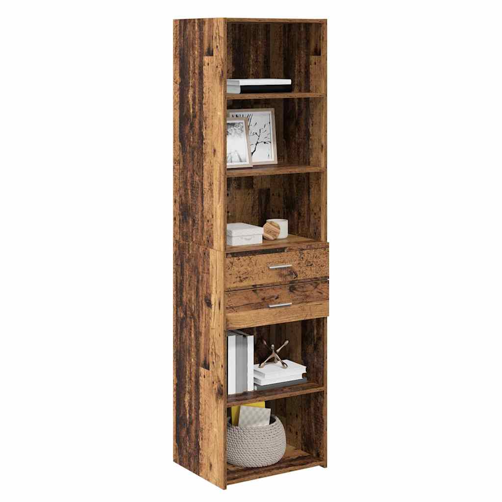 Highboard Old Wood 50 x 42.5 x 185 cm Engineered Wood