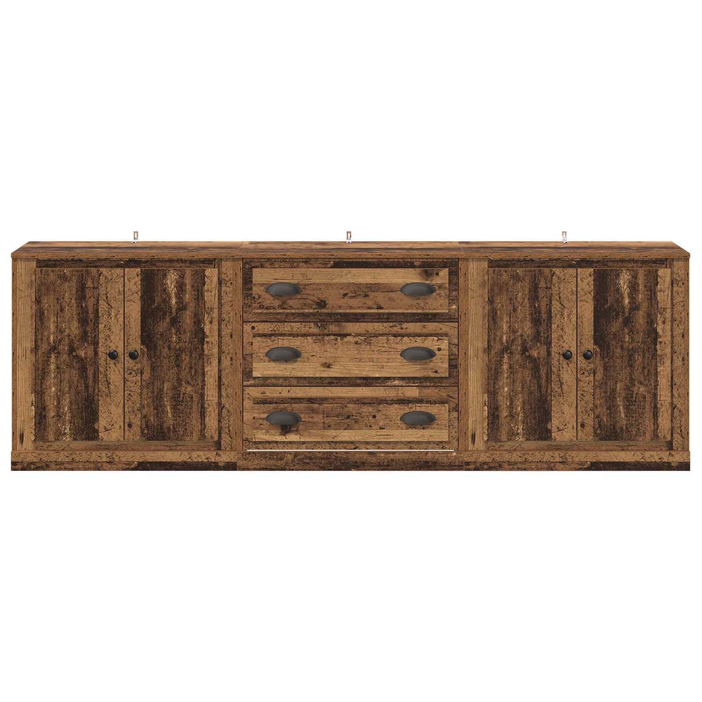 Sideboards 3 pcs Old Wood 210 x 35.5 x 67.5 cm Engineered Wood