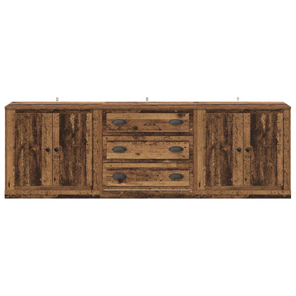 Sideboards 3 pcs Old Wood 210 x 35.5 x 67.5 cm Engineered Wood