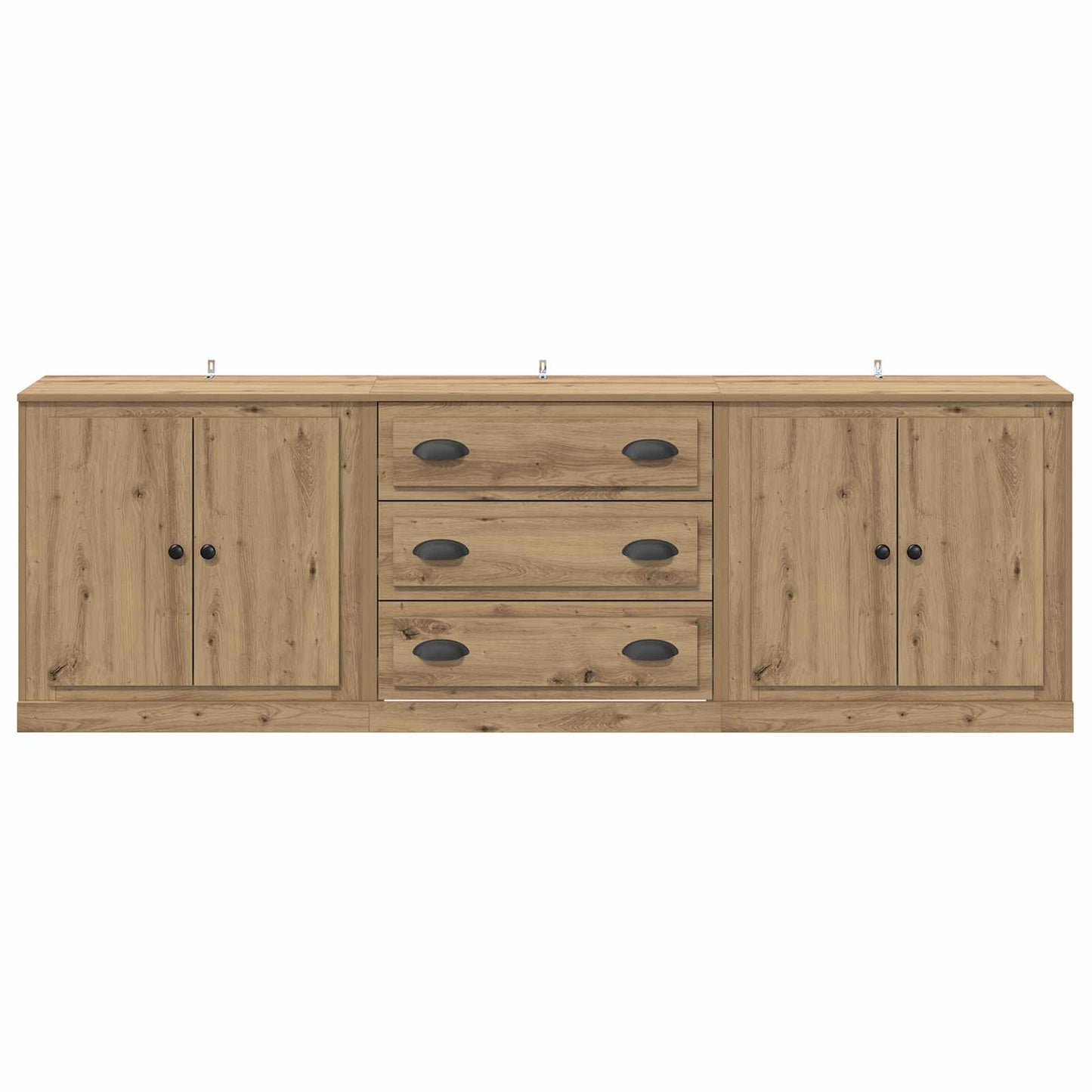 Sideboards with Drawer 3 pcs Artisan Oak 210 x 35.5 x 67.5 cm