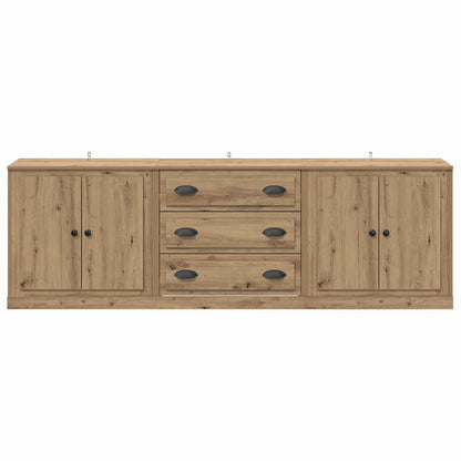 Sideboards with Drawer 3 pcs Artisan Oak 210 x 35.5 x 67.5 cm