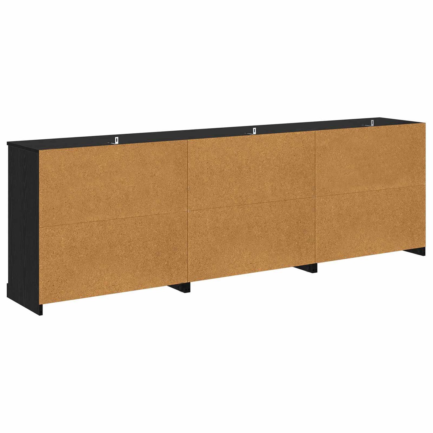 Sideboards 3 pcs Black Oak 210 x 35.5 x 67.5 cm Engineered Wood