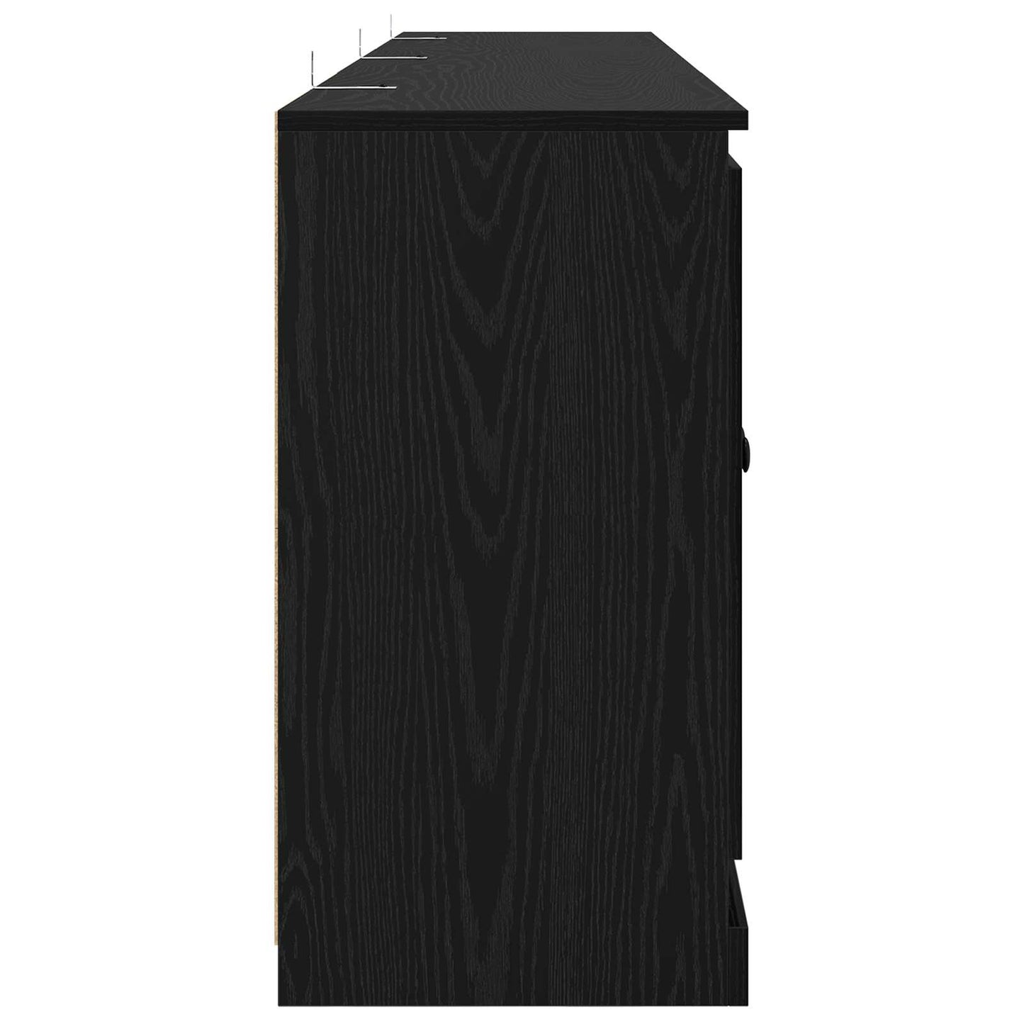 Sideboards 3 pcs Black Oak 210 x 35.5 x 67.5 cm Engineered Wood