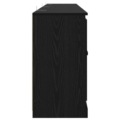 Sideboards 3 pcs Black Oak 210 x 35.5 x 67.5 cm Engineered Wood