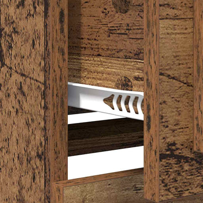 Sideboards 2 pcs Old Wood 70 x 35.5 x 67.5 cm Engineered Wood