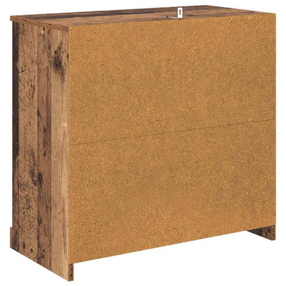 Sideboards 2 pcs Old Wood 70 x 35.5 x 67.5 cm Engineered Wood