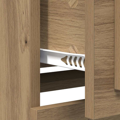 Sideboards with Drawer 2 pcs Artisan Oak 70 x 35.5 x 67.5 cm