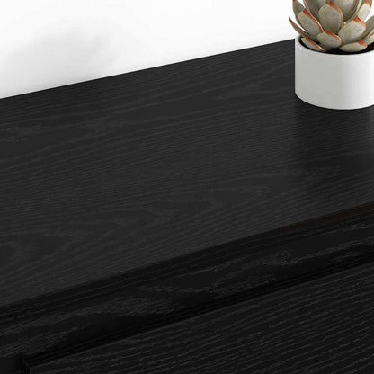 Sideboards 2 pcs Black Oak 70 x 35.5 x 67.5 cm Engineered Wood
