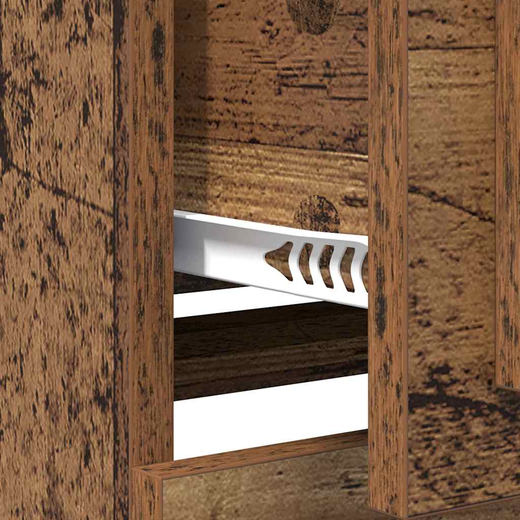 Sideboards 2 pcs Old Wood 70 x 35.5 x 67.5 cm Engineered Wood