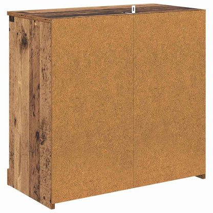 Sideboards 2 pcs Old Wood 70 x 35.5 x 67.5 cm Engineered Wood