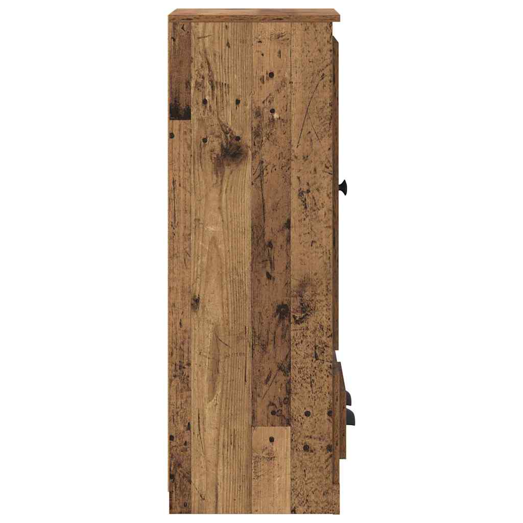 Highboard with Drawer 3 pcs Old Wood Engineered Wood