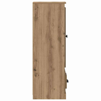 Highboard with Drawer 3 pcs Artisan Oak Engineered Wood