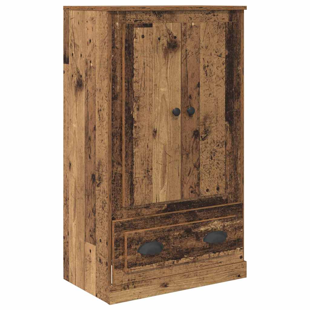 Highboard with Drawer 3 pcs Old Wood Engineered Wood