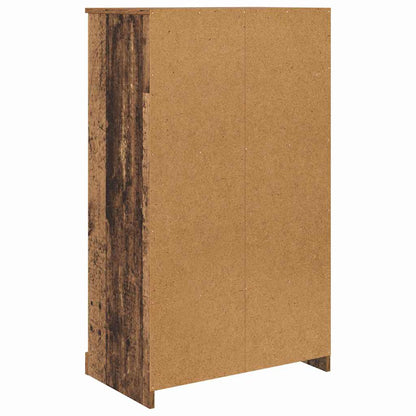 Highboard with Drawer 3 pcs Old Wood Engineered Wood