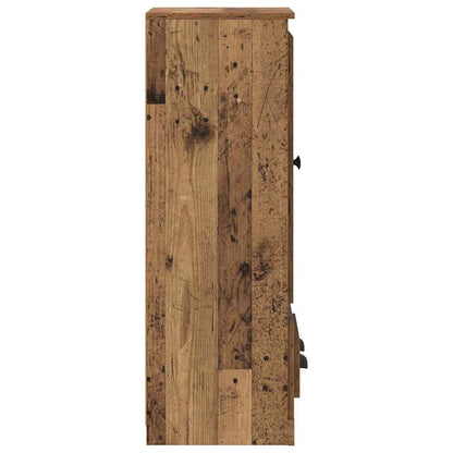 Highboard with Drawer 3 pcs Old Wood Engineered Wood