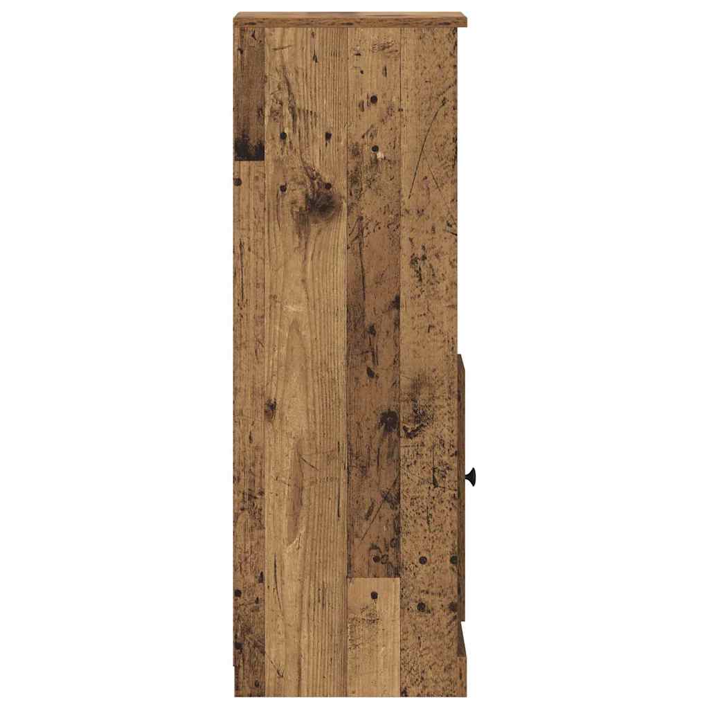 Highboard with Drawer 3 pcs Old Wood Engineered Wood