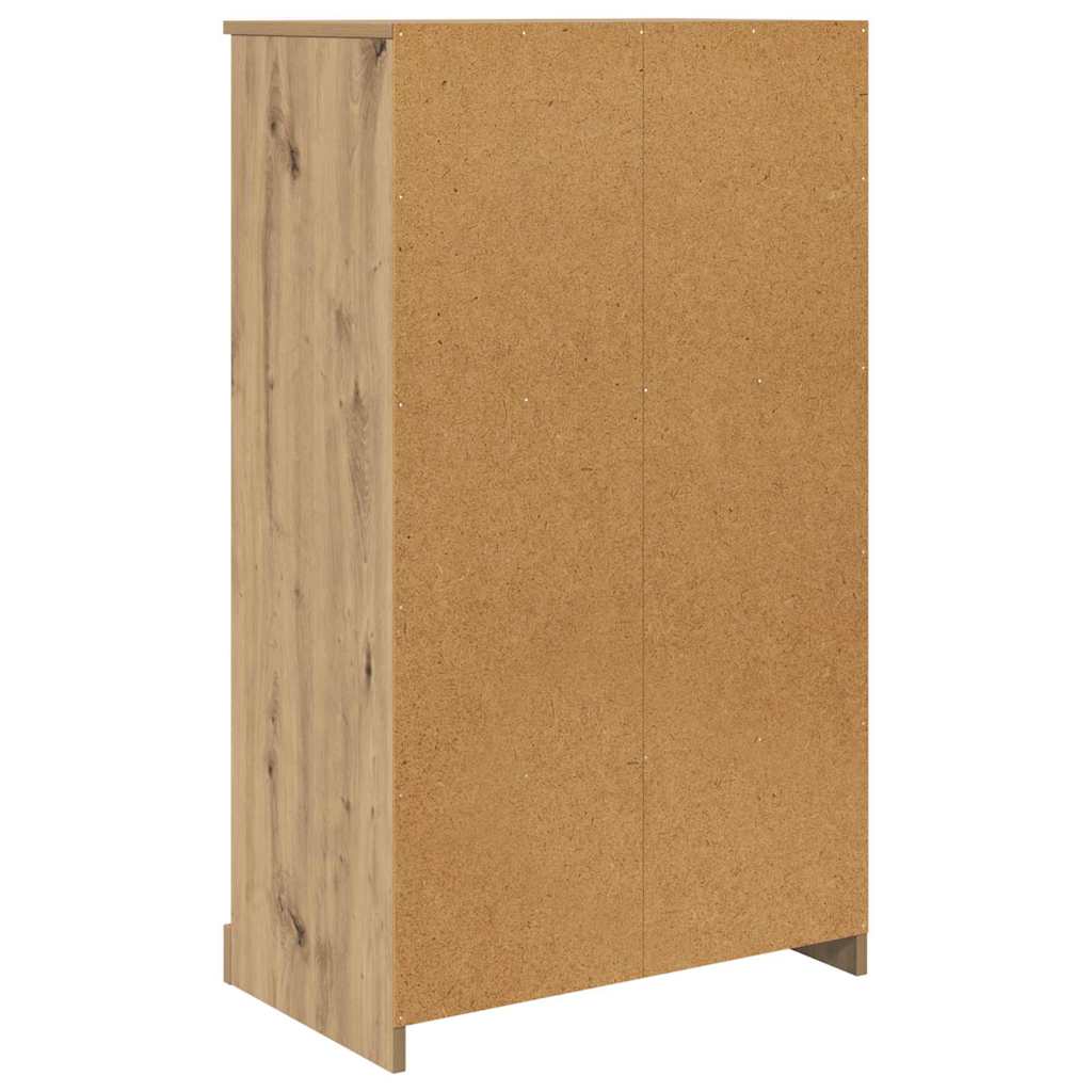 Highboard with Drawer 3 pcs Artisan Oak Engineered Wood