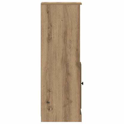 Highboard with Drawer 3 pcs Artisan Oak Engineered Wood