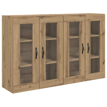 Wall Cabinets 2 pcs Artisan Oak 69.5 x 34 x 90 cm