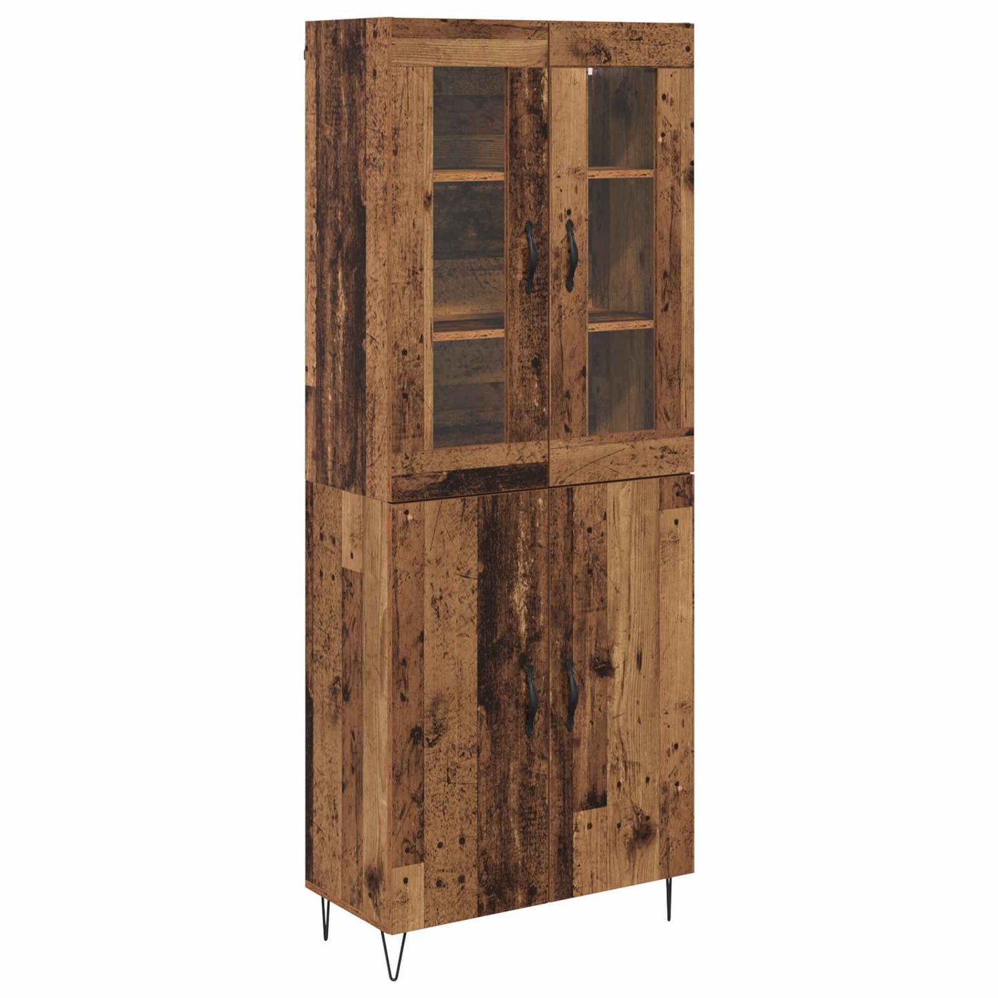 Highboard Old Wood 69.5 x 34 x 180 cm Engineered Wood