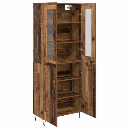 Highboard Old Wood 69.5 x 34 x 180 cm Engineered Wood