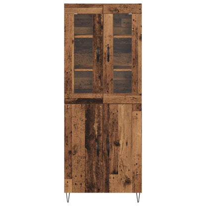Highboard Old Wood 69.5 x 34 x 180 cm Engineered Wood