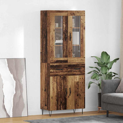 Highboard Old Wood 69.5 x 34 x 90 cm Engineered Wood