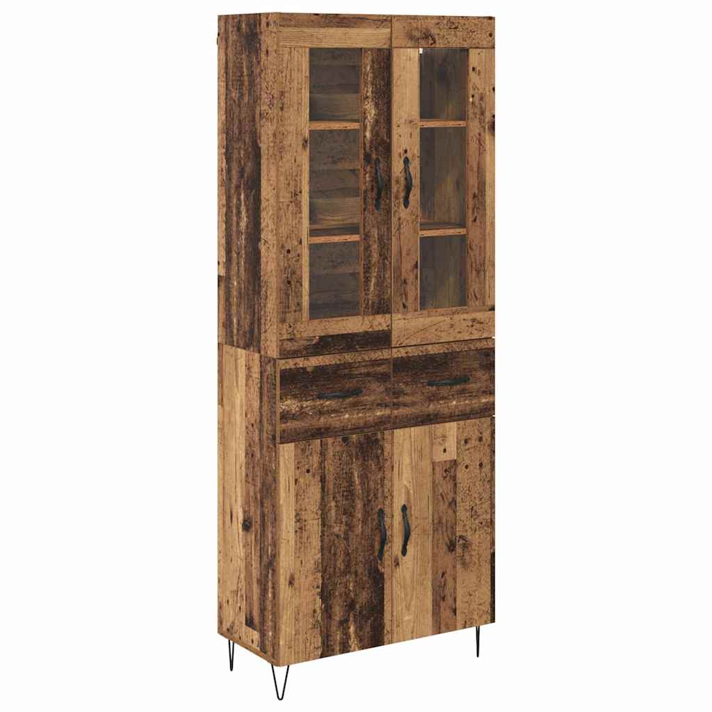 Highboard Old Wood 69.5 x 34 x 90 cm Engineered Wood