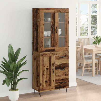 Highboard Old Wood 69.5 x 34 x 90 cm Engineered Wood