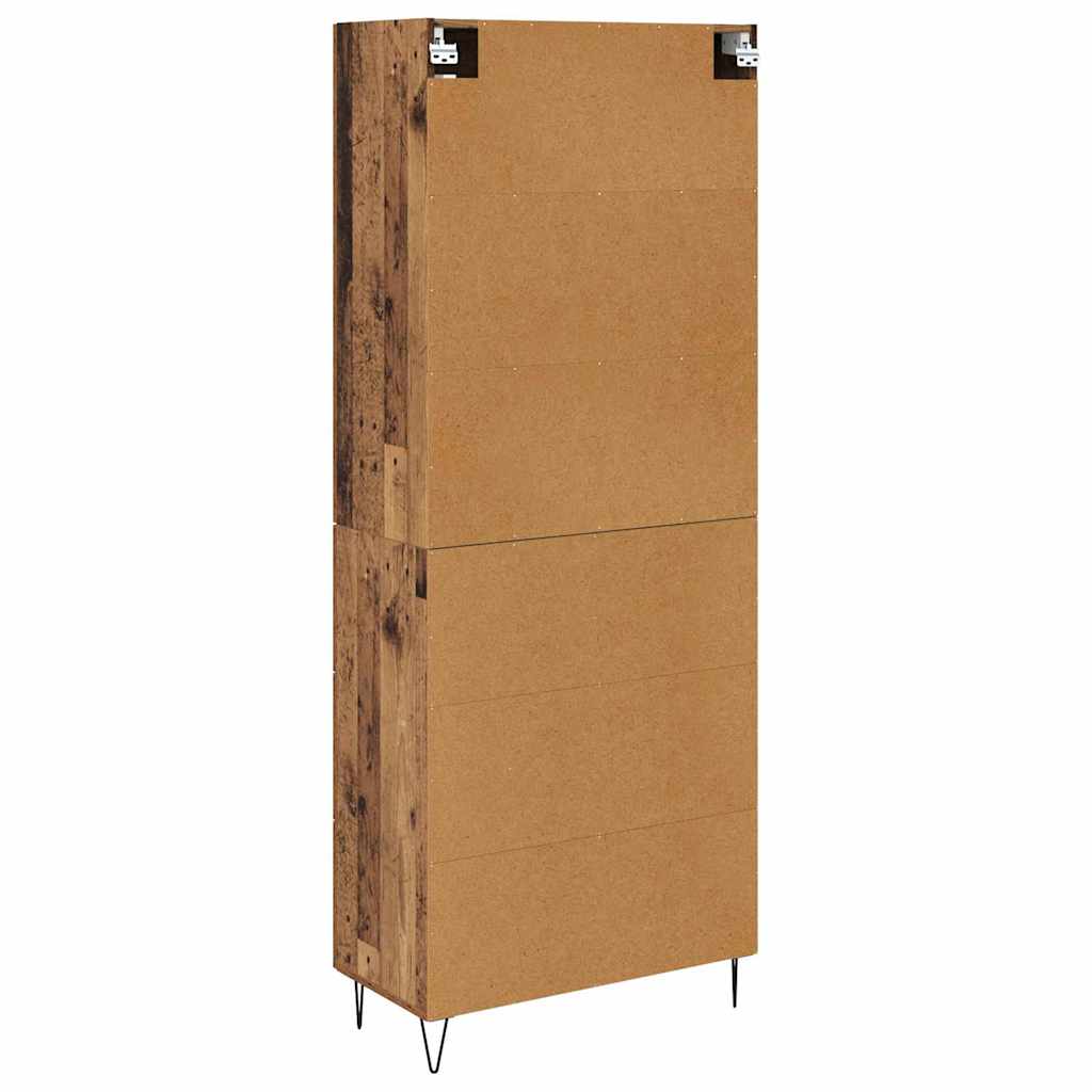 Highboard Old Wood 69.5 x 34 x 90 cm Engineered Wood