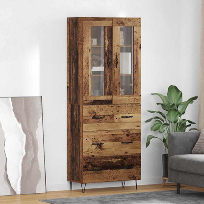 Highboard Old Wood 69.5 x 34 x 90 cm Engineered Wood