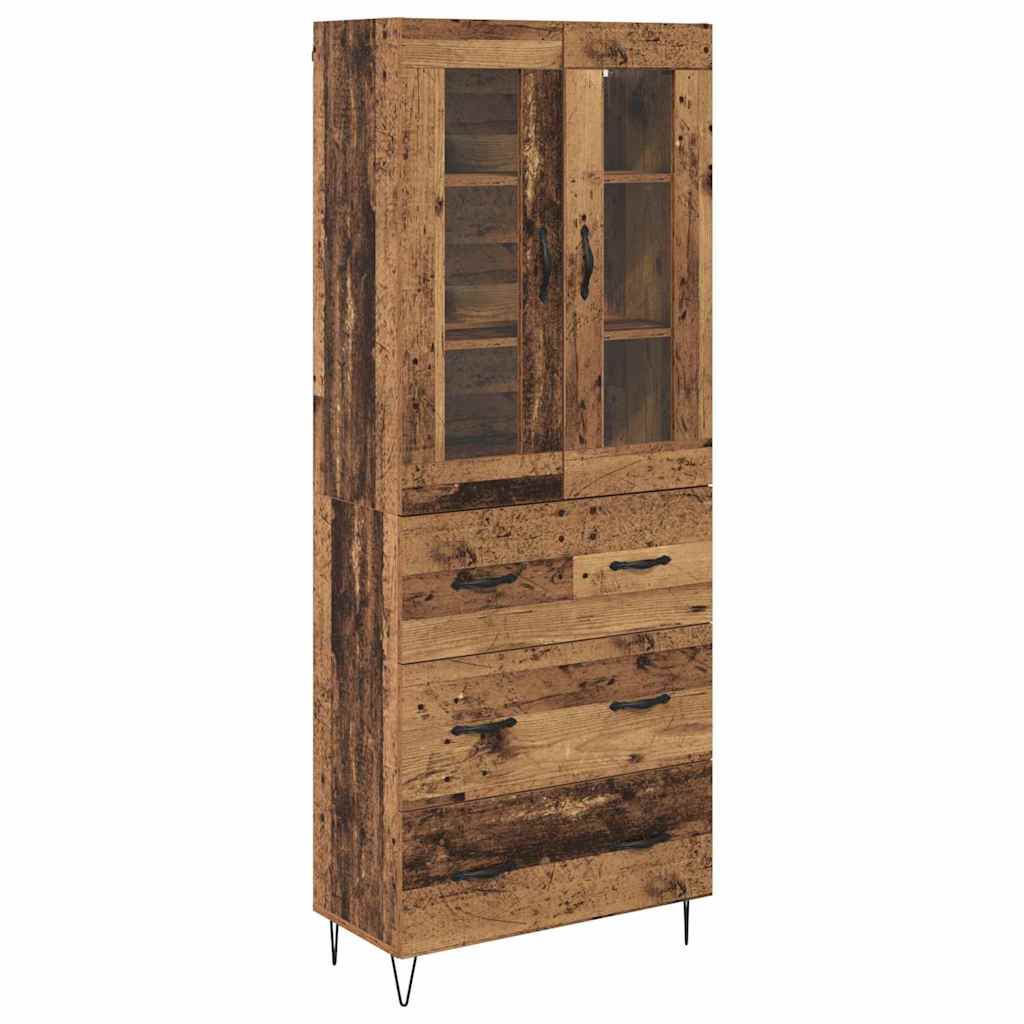 Highboard Old Wood 69.5 x 34 x 90 cm Engineered Wood