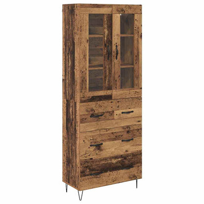 Highboard Old Wood 69.5 x 34 x 90 cm Engineered Wood