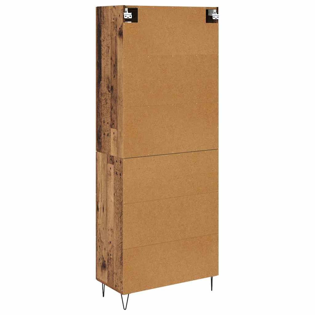 Highboard Old Wood 69.5 x 34 x 90 cm Engineered Wood