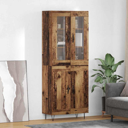 Highboard Old Wood 69.5 x 34 x 90 cm Engineered Wood