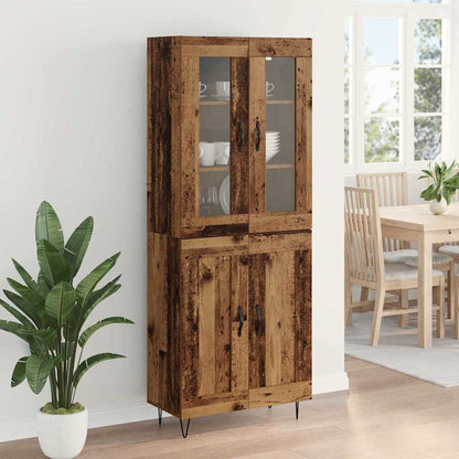 Highboard Old Wood 69.5 x 34 x 90 cm Engineered Wood