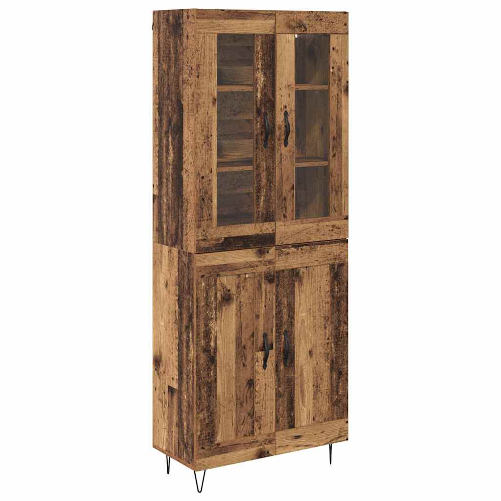 Highboard Old Wood 69.5 x 34 x 90 cm Engineered Wood