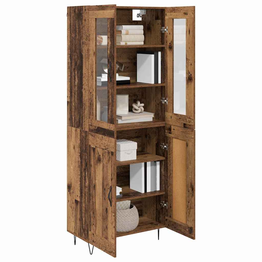 Highboard Old Wood 69.5 x 34 x 90 cm Engineered Wood