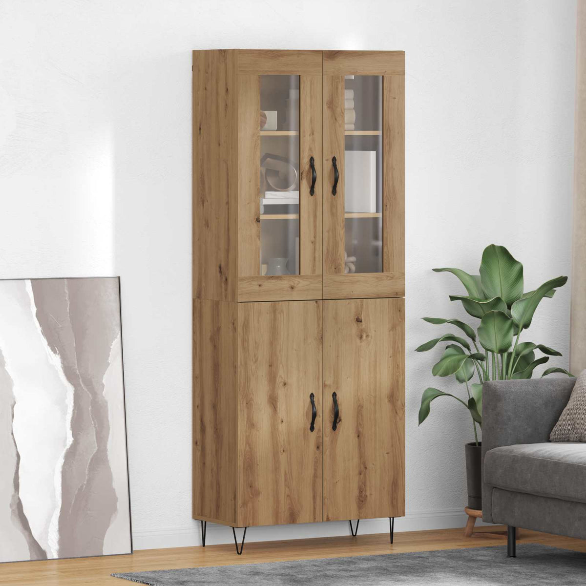 Highboard Artisan Oak 69.5 x 34 x 90 cm Engineered Wood